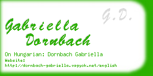 gabriella dornbach business card